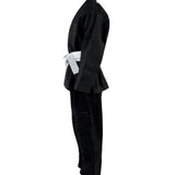 recruit bjj gi, black bjj gi, kids bjj gi, cheap kids bjj gi, cheap kids jiu jitsu gi, economy kids GI, child size bjj gi, childrens jiu jitsu gi, academy bjj gi, youth bjj gi, free white belt kids gi
