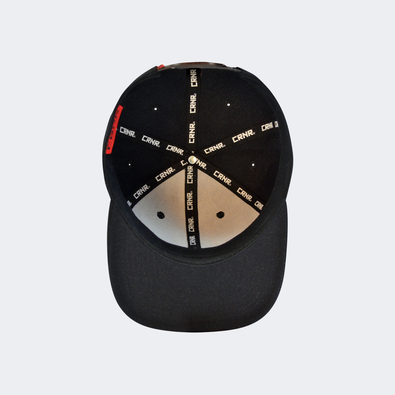 CRNR Hat, Black Hat, Combat Corner Hat, Black and Red Hat