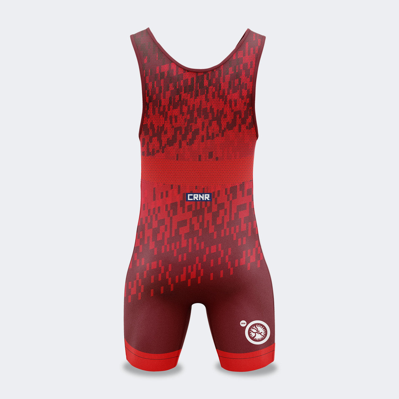 Red USA Freco 25 Singlet, CRNR Singlet, Champion Air Wrestling Competition Singlet Series and is fully UWW Compliant to give you champion performance in Freestyle and Greco-Roman wrestling.