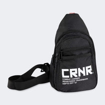 Product photo of the front of the CRNR Sling Bag by Combat Corner