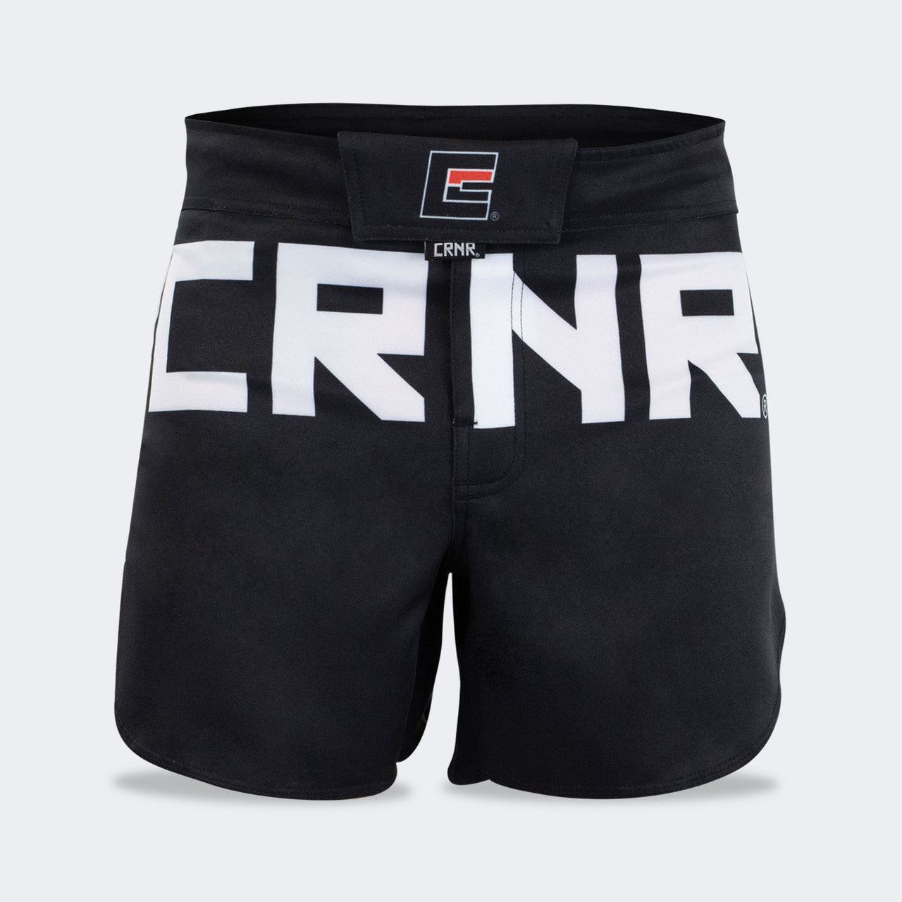 Combat Corner Fight Shorts, Black Fight Shorts, MMA Shorts, BJJ Shorts, Hybrid Fight Shorts, CRNR shorts