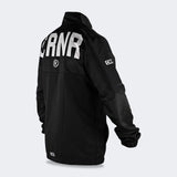 CRNR Tech Full Zip Jacket Wind Breaker, Black Wind Breaker, CRNR Wind Breaker, MMA Warm Up, MMA Wind Breaker