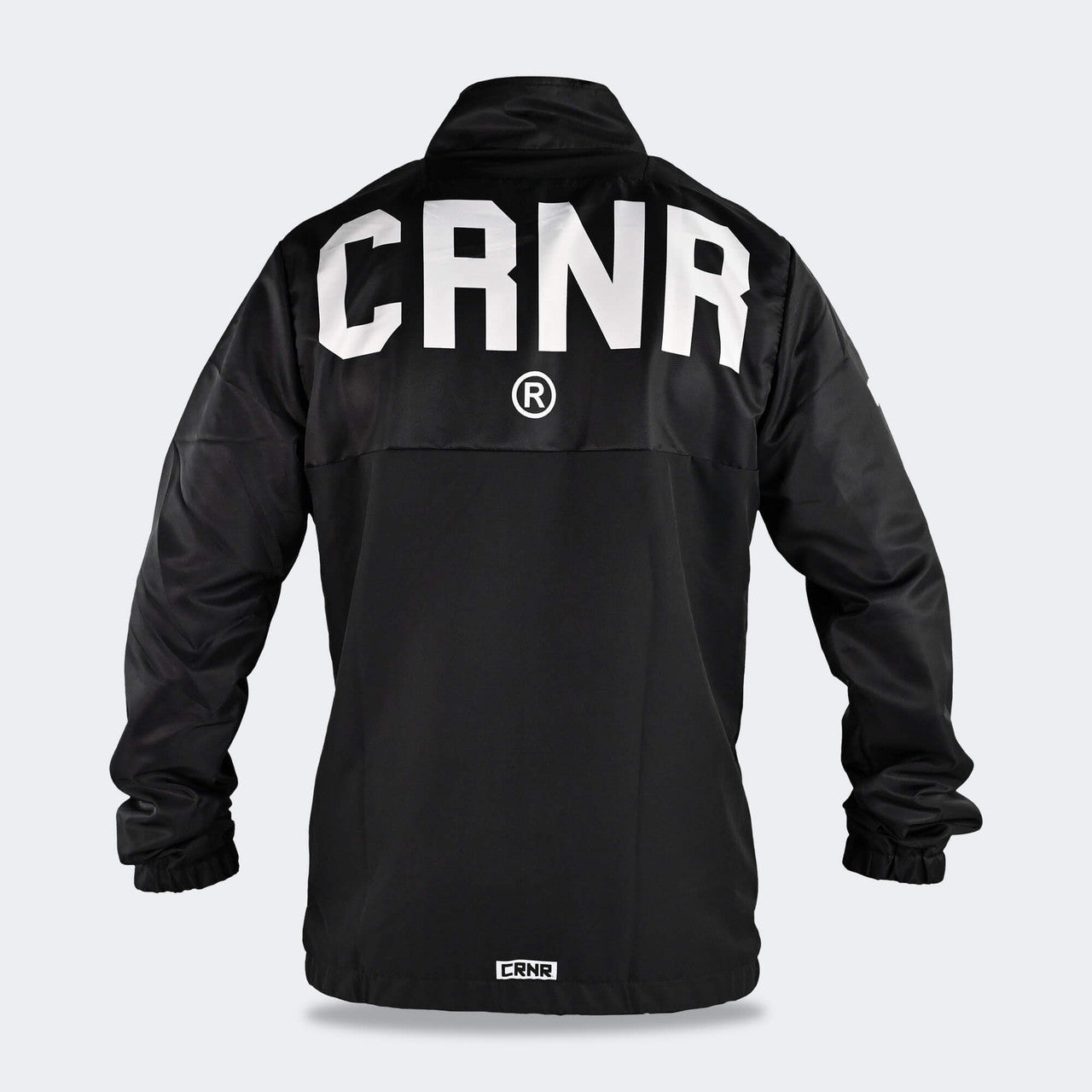 CRNR Tech Full Zip Jacket Wind Breaker, Black Wind Breaker, CRNR Wind Breaker, MMA Warm Up, MMA Wind Breaker