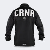 CRNR Tech Full Zip Jacket Wind Breaker, Black Wind Breaker, CRNR Wind Breaker, MMA Warm Up, MMA Wind Breaker