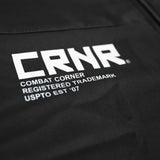 CRNR Tech Full Zip Jacket Wind Breaker, Black Wind Breaker, CRNR Wind Breaker, MMA Warm Up, MMA Wind Breaker