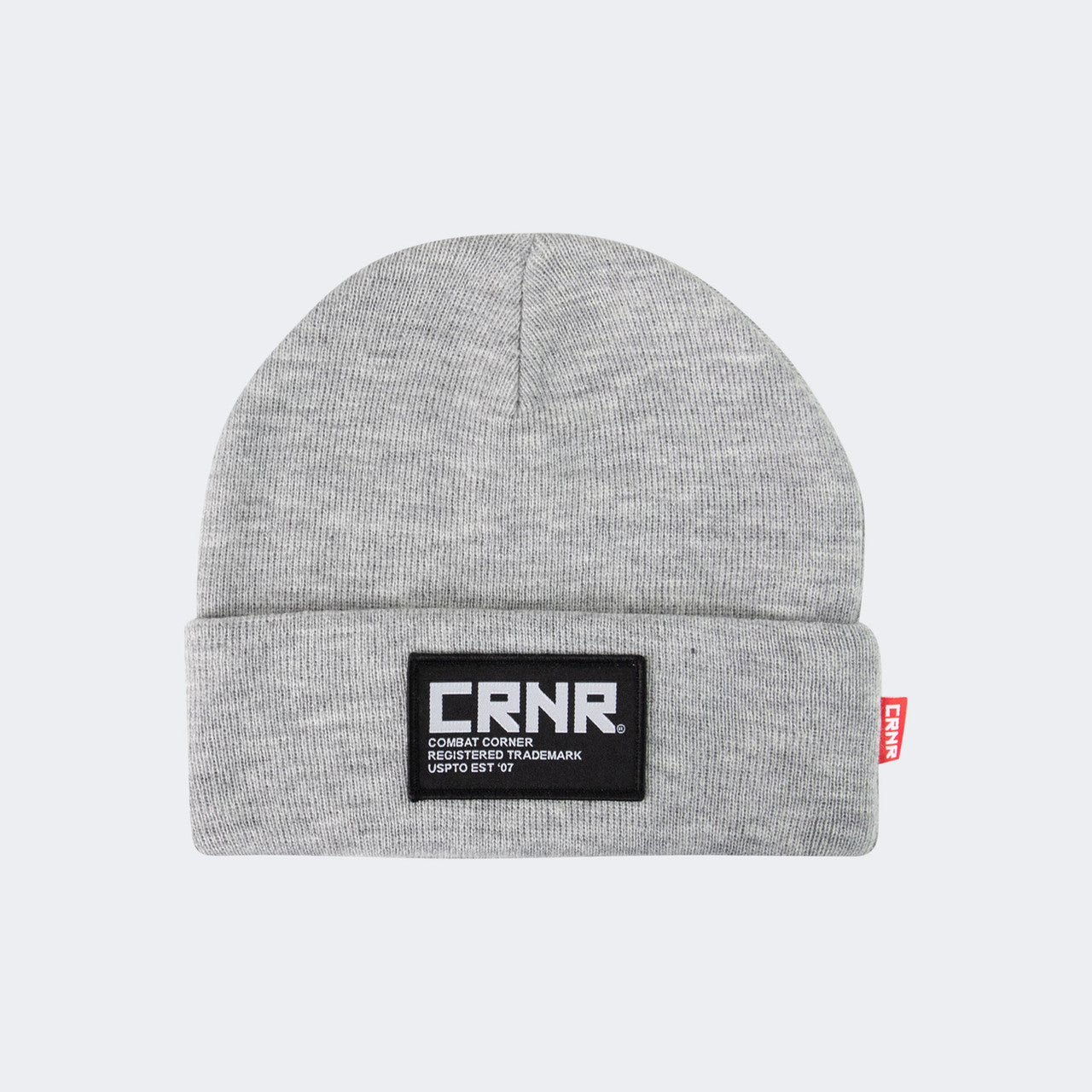 Sport Grey Beanie, Combat Corner Beanie, CRNR Beanie, MMA Beanie