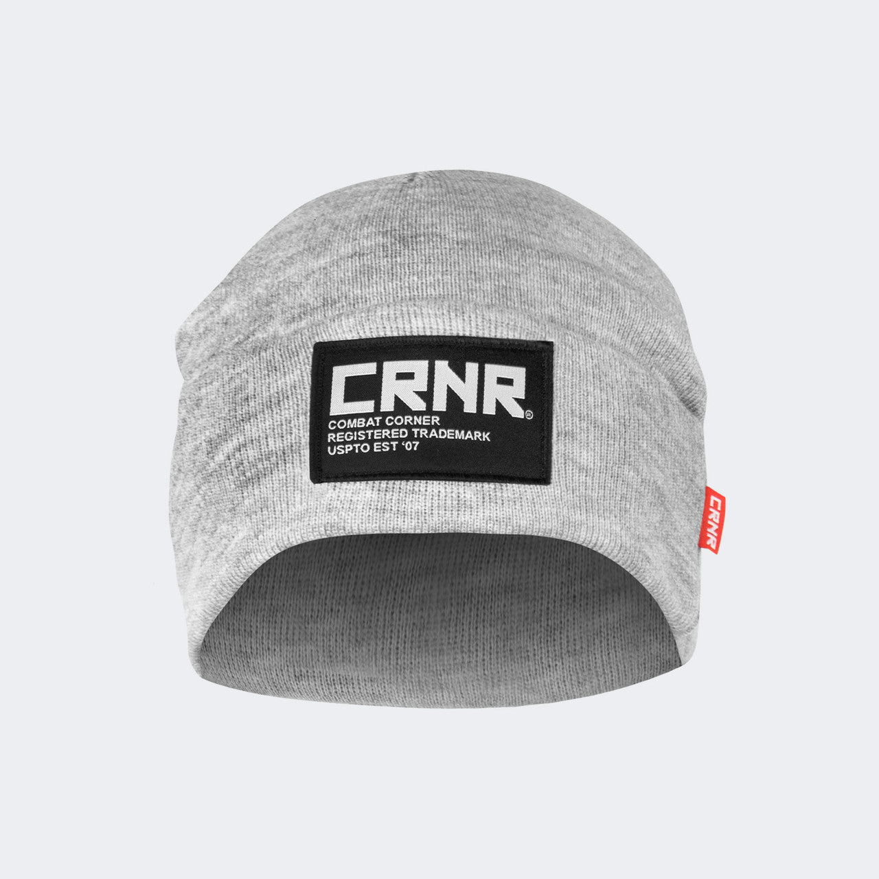 Sport Grey Beanie, Combat Corner Beanie, CRNR Beanie, MMA Beanie