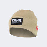 Khaki Beanie, Combat Corner Beanie, CRNR Beanie, Winter Hat