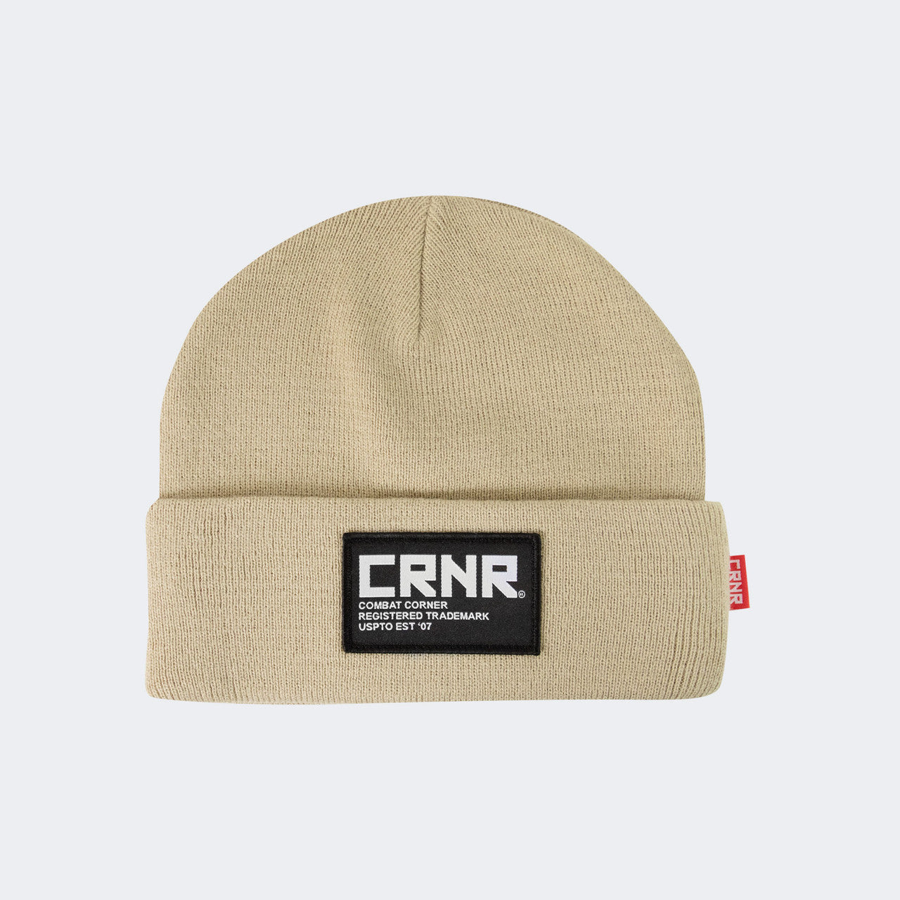 Khaki Beanie, Combat Corner Beanie, CRNR Beanie, Winter Hat
