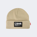 Khaki Beanie, Combat Corner Beanie, CRNR Beanie, Winter Hat