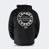 Windbreaker, Combat Corner Windbreaker, MMA Windbreaker, Muay Thai Windbreaker, Weight Cut Jacket, Sauna Jacket, CRNR Jacket