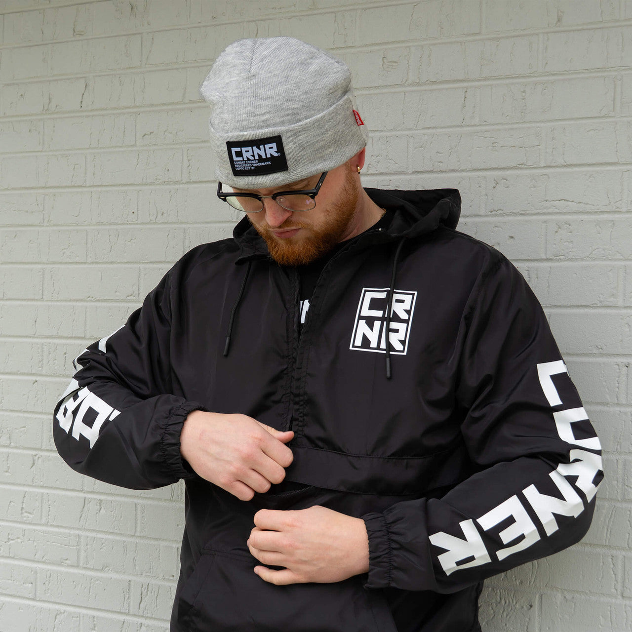 Windbreaker, Combat Corner Windbreaker, MMA Windbreaker, Muay Thai Windbreaker, Weight Cut Jacket, Sauna Jacket, CRNR Jacket