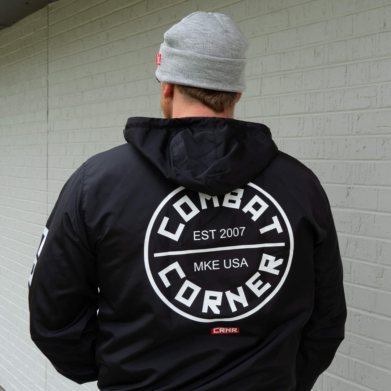Windbreaker, Combat Corner Windbreaker, MMA Windbreaker, Muay Thai Windbreaker, Weight Cut Jacket, Sauna Jacket, CRNR Jacket