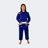 Womens BJJ GI, for jiu jisu training specifically design for female  body types, Womens Jiu Jitsu GI, Female Jiu Jitsu GI, Female Cut GI, Combat Corner GI, Womens Royal Blue jiu jitsu Gi
