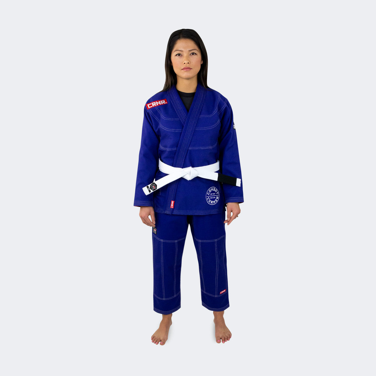Womens BJJ GI, for jiu jisu training specifically design for female  body types, Womens Jiu Jitsu GI, Female Jiu Jitsu GI, Female Cut GI, Combat Corner GI, Womens Royal Blue jiu jitsu Gi