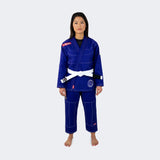Womens BJJ GI, for jiu jisu training specifically design for female  body types, Womens Jiu Jitsu GI, Female Jiu Jitsu GI, Female Cut GI, Combat Corner GI, Womens Royal Blue jiu jitsu Gi