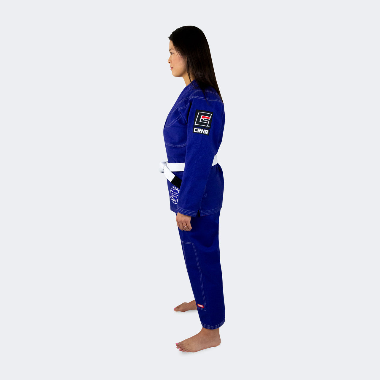 Womens BJJ GI, for jiu jisu training specifically design for female  body types, Womens Jiu Jitsu GI, Female Jiu Jitsu GI, Female Cut GI, Combat Corner GI, Womens Royal Blue jiu jitsu Gi
