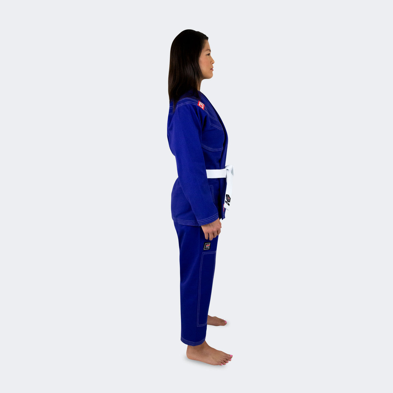 Womens BJJ GI, for jiu jisu training specifically design for female  body types, Womens Jiu Jitsu GI, Female Jiu Jitsu GI, Female Cut GI, Combat Corner GI, Womens Royal Blue jiu jitsu Gi