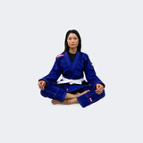 Womens BJJ GI, for jiu jisu training specifically design for female  body types, Womens Jiu Jitsu GI, Female Jiu Jitsu GI, Female Cut GI, Combat Corner GI, Womens Royal Blue jiu jitsu Gi