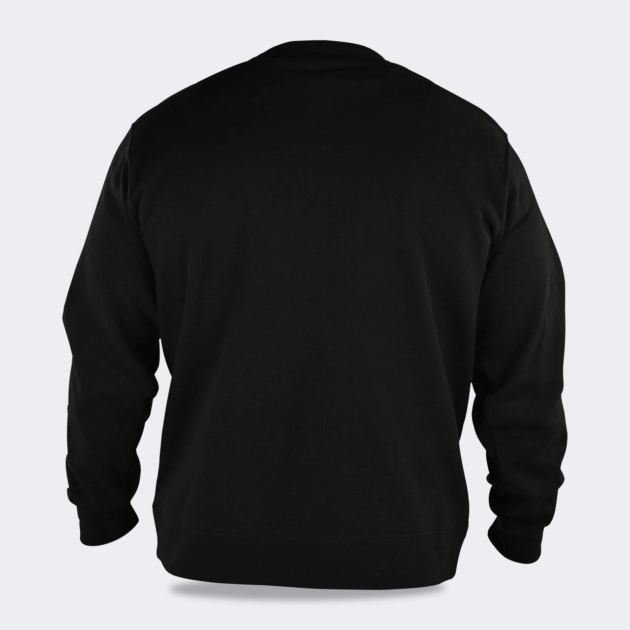 Product photo of Combat Corner’s exclusive WI Wrestle Black Classic Crew Sweatshirt. This photo shows the back of Combat Corner’s WI Wrestle Black Classic Crew Sweatshirt. This collab sweatshirt is part of Combat Corner’s sponsorship of WI Wrestle, the number one news source and fan center for Wisconsin wrestling.