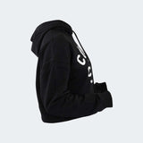 Women's Crop Top Hoodie, Fight Shop Hoodie, CRNR Hoodie, Combat Corner Hoodie