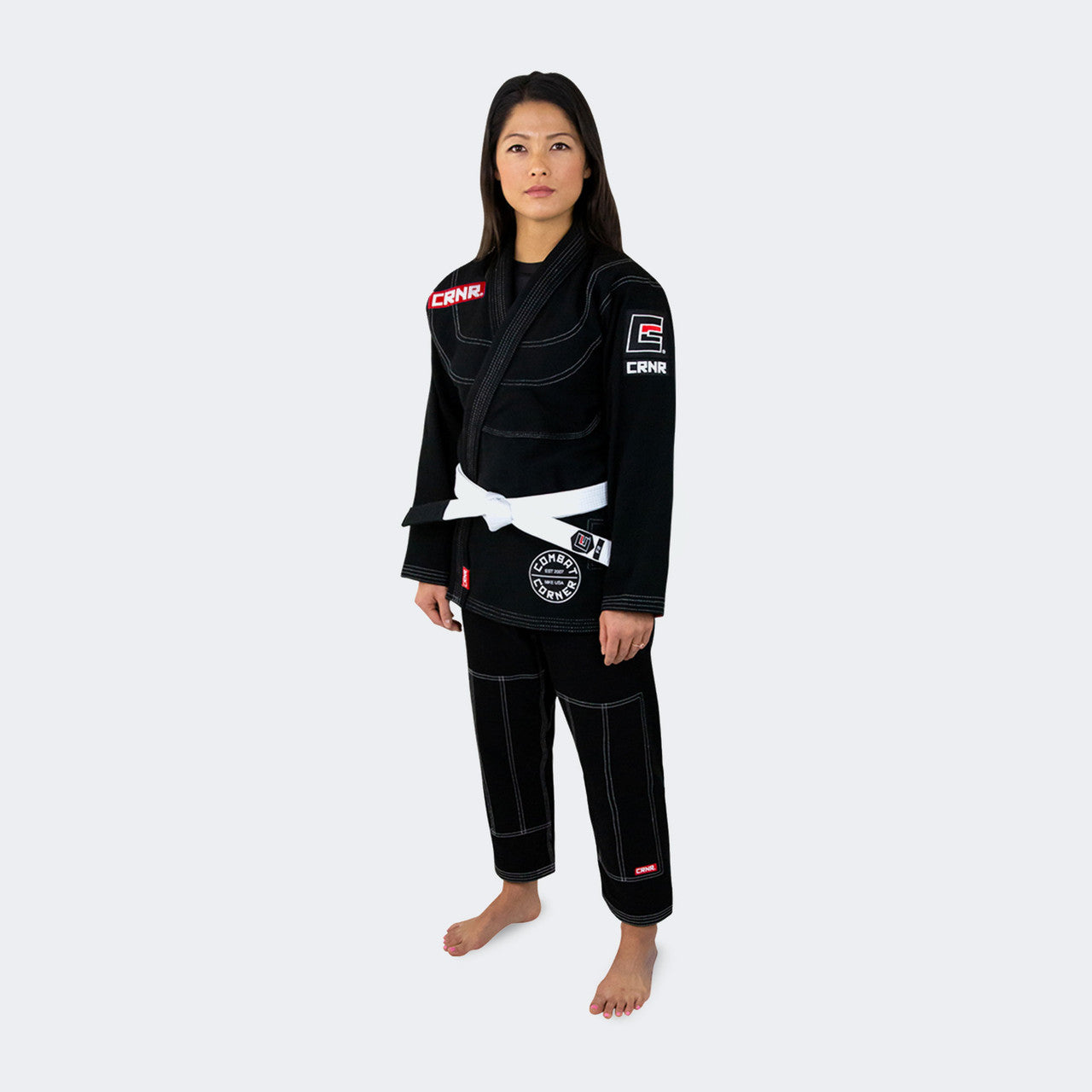 Womens BJJ GI, for jiu jisu training specifically design for female  body types, Womens Jiu Jitsu GI, Female Jiu Jitsu GI, Female Cut GI, Combat Corner GI, Womens Black jiu jitsu Gi