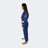 Womens BJJ GI, for jiu jisu training specifically design for female  body types, Womens Jiu Jitsu GI, Female Jiu Jitsu GI, Female Cut GI, Combat Corner GI, Womens Navy Blue jiu jitsu Gi