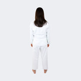 Womens BJJ GI, for jiu jisu training specifically design for female  body types, Womens Jiu Jitsu GI, Female Jiu Jitsu GI, Female Cut GI, Combat Corner GI, Womens White jiu jitsu Gi