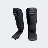 Youth Shin Guards, Youth Shin Pads, Youngstar, Youth Muay Thai Shin Guards, Kickboxing Shin Guards, Black Shin Pads