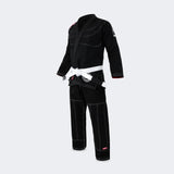 Black BJJ GI - v6 Combat Corner, BJJ GI, Black BJJ GI, Jiu Jitsu uniform, Academy Jiu Jitsu GI, CRNR GI, IBJJF Legal GI, Black Jiu Jitsu GI