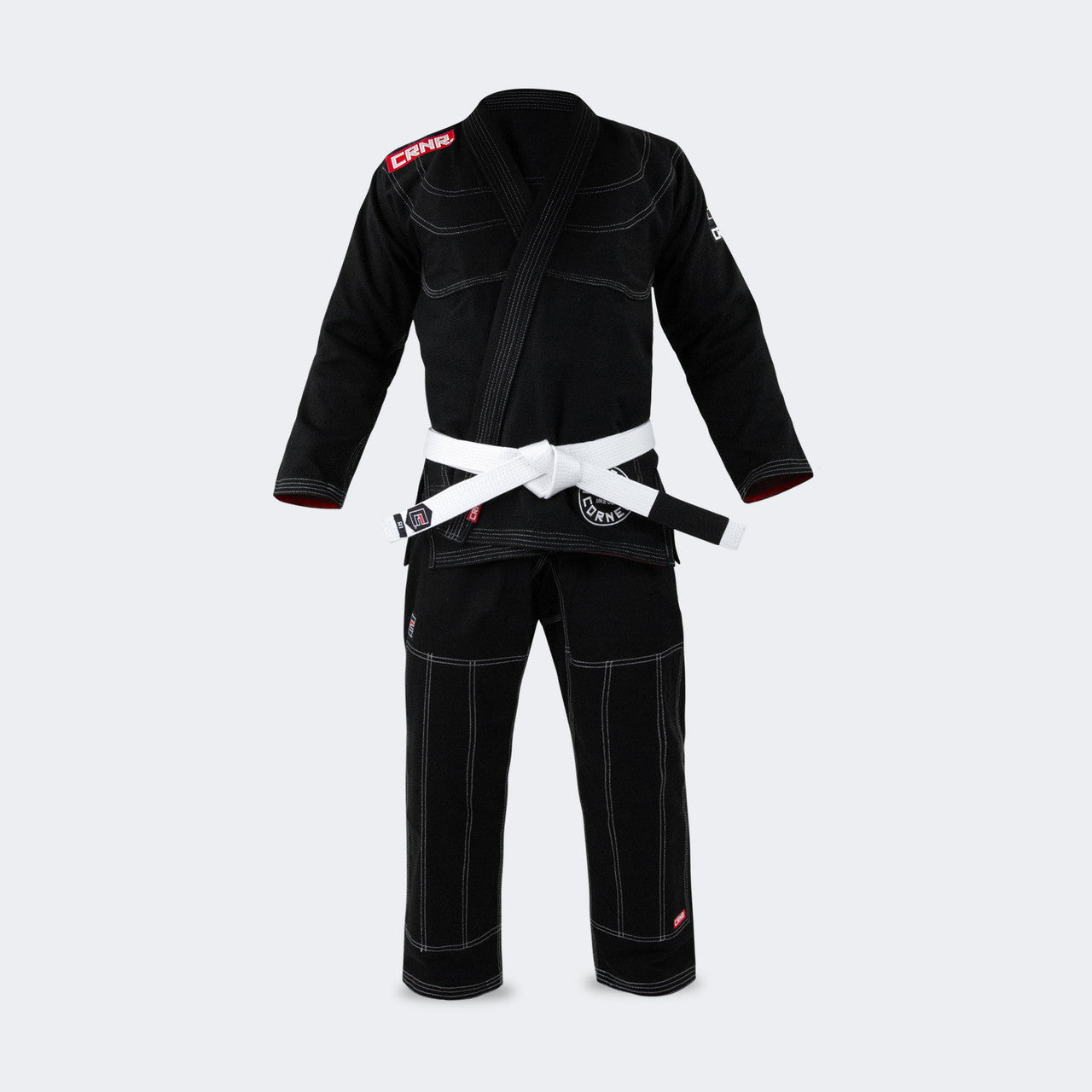 Black BJJ GI - v6 Combat Corner, BJJ GI, Black BJJ GI, Jiu Jitsu uniform, Academy Jiu Jitsu GI, CRNR GI, IBJJF Legal GI, Black Jiu Jitsu GI