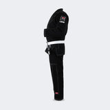 Black BJJ GI - v6 Combat Corner, BJJ GI, Black BJJ GI, Jiu Jitsu uniform, Academy Jiu Jitsu GI, CRNR GI, IBJJF Legal GI, Black Jiu Jitsu GI