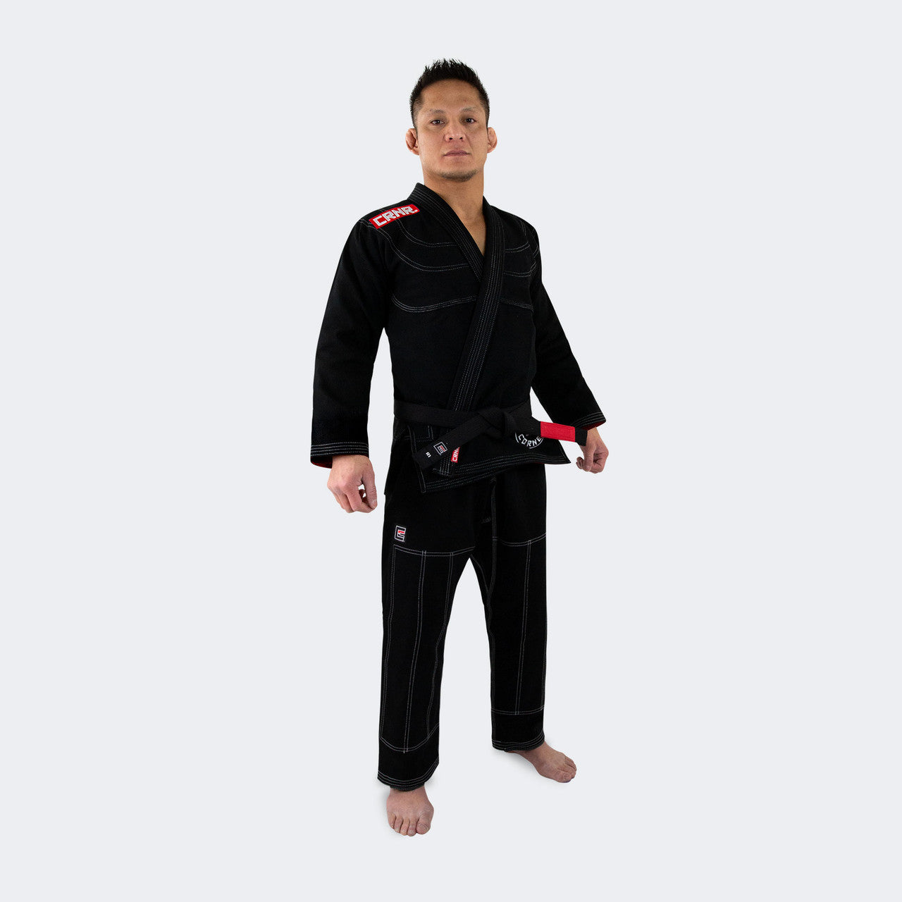 Black BJJ GI - v6 Combat Corner, BJJ GI, Black BJJ GI, Jiu Jitsu uniform, Academy Jiu Jitsu GI, CRNR GI, IBJJF Legal GI, Black Jiu Jitsu GI